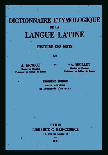 Latincenin Etimolojik Sözlügü-fransaca